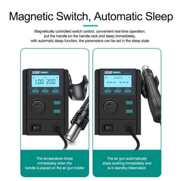 Quick 2008D+ SMD Blower With Intelligent Display Lead Free - 750W