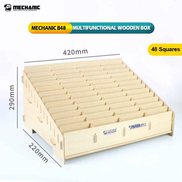 Mechanic B48 Multi-Functional Wooden Box